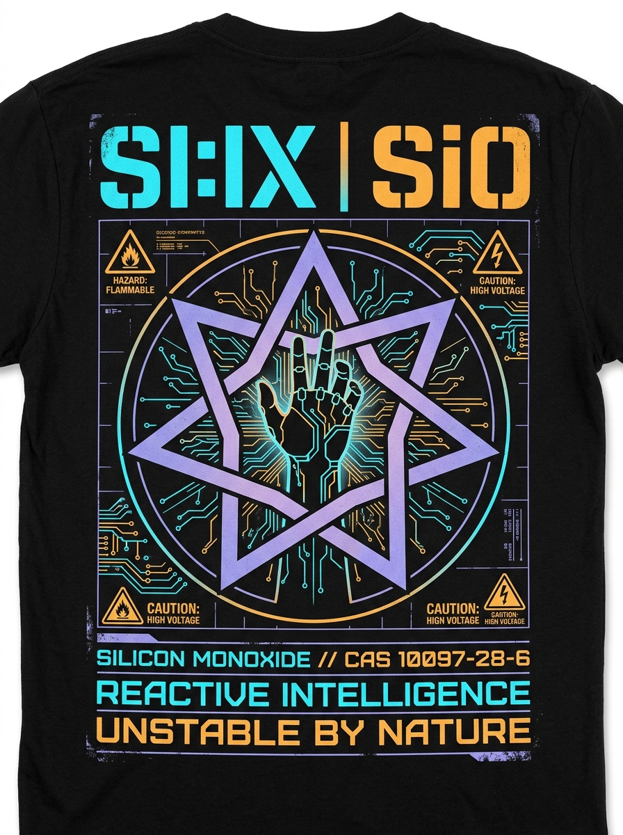 SI:IX Industrial Apparel Backprint